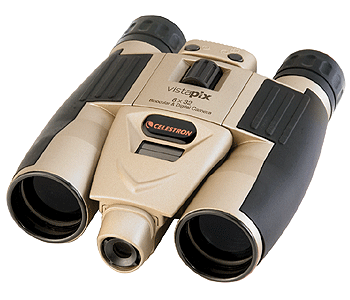 VistaPix 8x32 - 2.0mp - Champagne Digital Camera Binocular